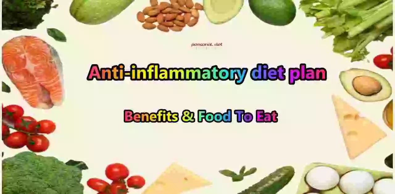 Anti-inflammatory diet plan-Benefits & Food To Eat